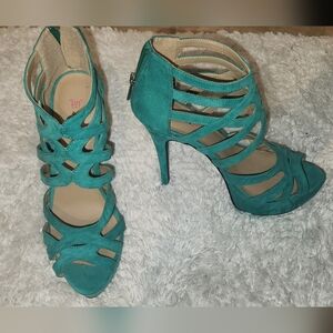 Teal Blue Stilletos